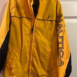 Nautica Bright Yellow Jacket with Black Interior